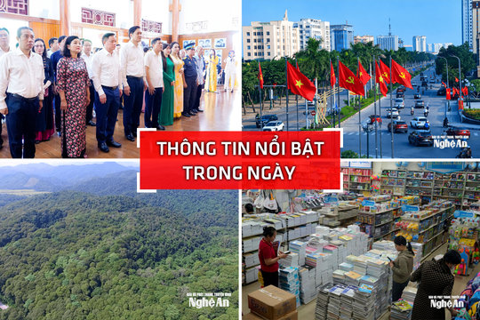 Nghệ An: Thông tin nổi bật ngày 16/8