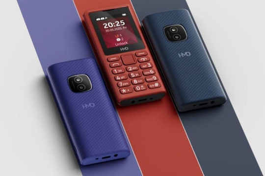 Mẫu điện thoại phổ thông HMD 102 Pro 4G rò rỉ cấu hình với pin 1.200 mAh cùng RAM 24 MB