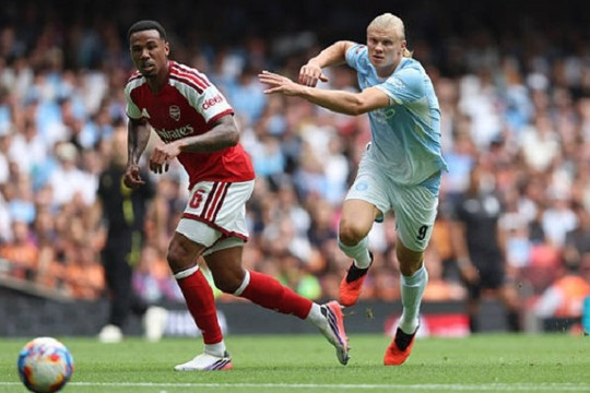 Chấm điểm Man City thua 0-3 Arsenal: Hàng phòng ngự sụp đổ, Erling Haaland gây thất vọng