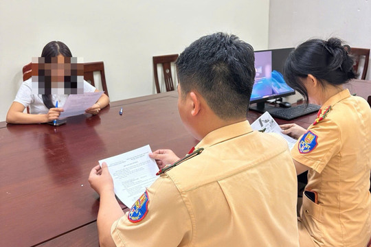Xử phạt trường hợp sử dụng mạng xã hội xuyên tạc hoạt động thi sát hạch lái xe