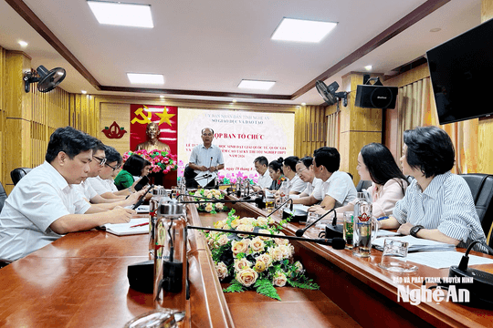 Rà soát công tác chuẩn bị Lễ tuyên dương học sinh đạt giải quốc tế, quốc gia và học sinh đạt điểm cao Kỳ thi tốt nghiệp THPT năm 2026