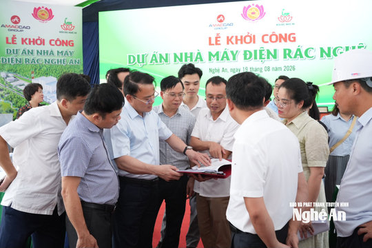Sẵn sàng khởi công Nhà máy điện rác Nghệ An vào sáng 19/8/2026