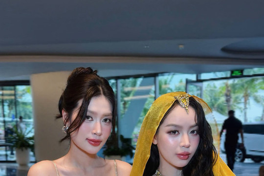 Màn đọ nhan sắc ấn tượng của Thiên Ân và Thanh Thủy trong lần hội ngộ mới nhất gây chú ý
