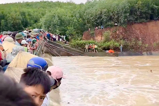 Đã tìm thấy thi thể người đàn ông bị nước cuốn trôi khi đi bắt cá ở xã Giai Lạc