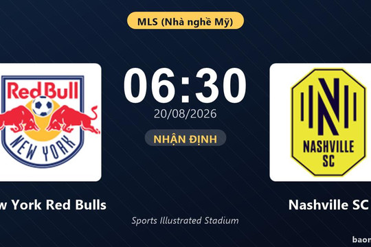 Nhận định New York Red Bulls vs Nashville SC: đội hình dự kiến