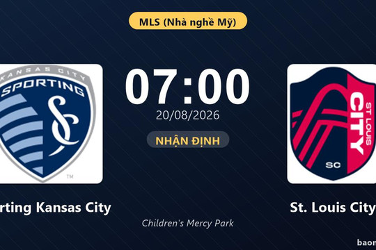 Nhận định Sporting Kansas City vs St. Louis City: đội hình dự kiến
