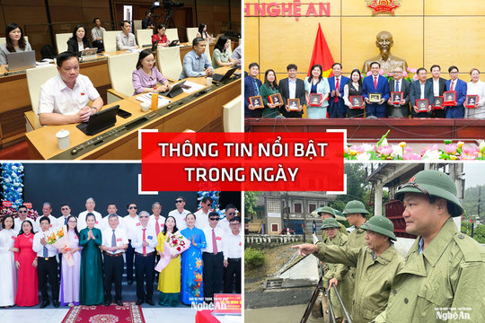 Nghệ An: Thông tin nổi bật ngày 20/8
