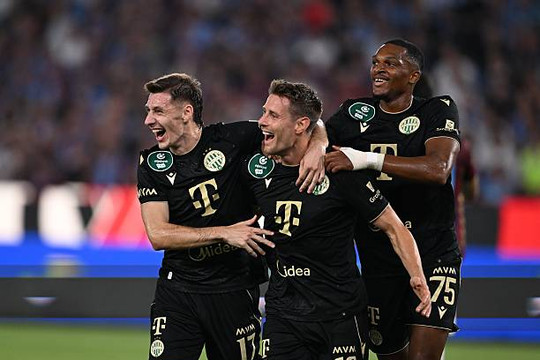 Ferencvaros quật ngã Trabzonspor 1-0 ngay trên sân khách ở lượt đi vòng loại Europa League