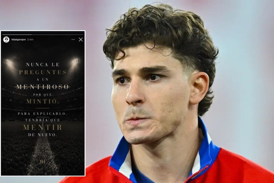 Tương lai Julian Alvarez dậy sóng khi người đại diện công khai chỉ trích lãnh đạo Atletico