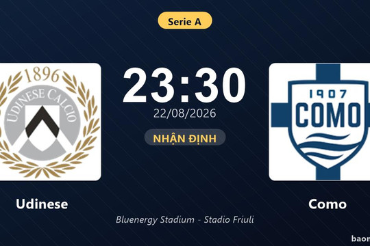 Nhận định Udinese vs Como: đội hình dự kiến