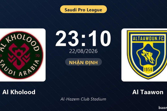 Nhận định Al Kholood vs Al Taawon: đội hình dự kiến