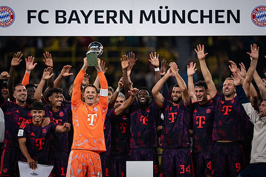 Đánh bại Borussia Dortmund 2-1 đầy kịch tính, Bayern Munich đoạt Siêu cúp Đức lần thứ 12