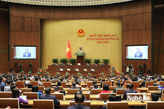 Bế mạc Kỳ họp không thường lệ thứ nhất, Quốc hội khóa XVI