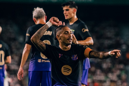 Barcelona đại thắng 5-0: Raphinha và Fermin Lopez rực sáng, nỗi lo chấn thương của Gavi