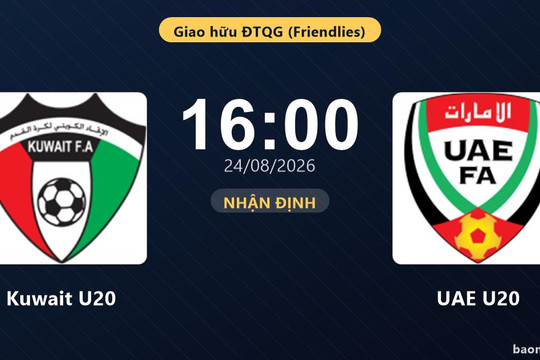 Nhận định Kuwait U20 vs UAE U20: Cả hai cùng khát thắng
