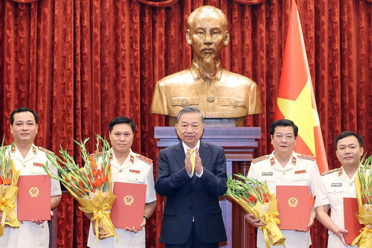 Tổng Bí thư, Chủ tịch nước trao quyết định bổ nhiệm kiểm sát viên VKSND tối cao