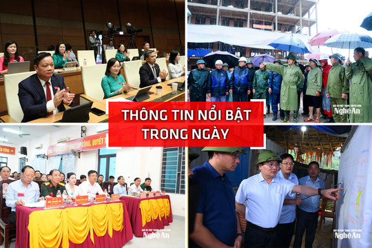 Nghệ An: Thông tin nổi bật ngày 24/8