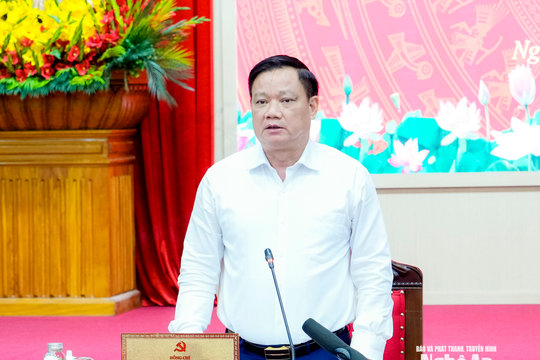 Bí thư Tỉnh ủy Nghệ An: Quyết liệt giải phóng mặt bằng, đẩy nhanh thi công các công trình, dự án trọng điểm