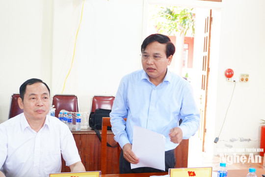 Phó Chủ tịch HĐND tỉnh Nguyễn Như Khôi dự phiên họp Ban Thường vụ Đảng ủy xã Vân Tụ