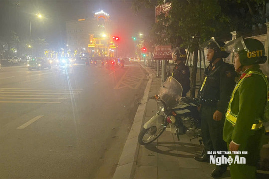 Công an Nghệ An huy động tối đa lực lượng bảo đảm an ninh trận chung kết Việt Nam - Thái Lan tối 26/8