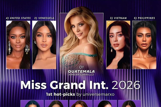 Chuyên trang UniverseMarxo dự đoán đại diện Việt Nam Emoura Phạm là Á hậu 2 Miss Grand 2026
