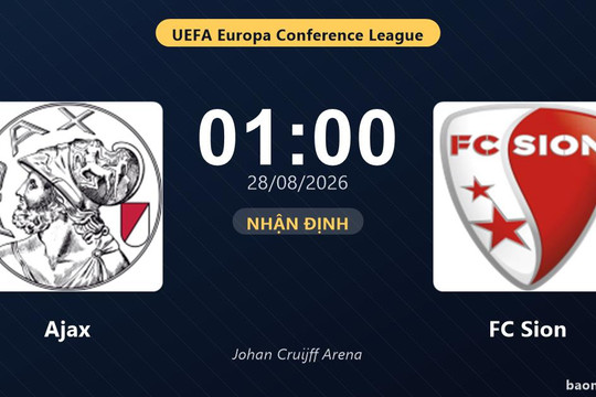Nhận định Ajax vs FC Sion: Thắng để đi tiếp