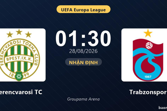 Nhận định Ferencvarosi TC vs Trabzonspor: Cặp đấu hai lượt đi-về
