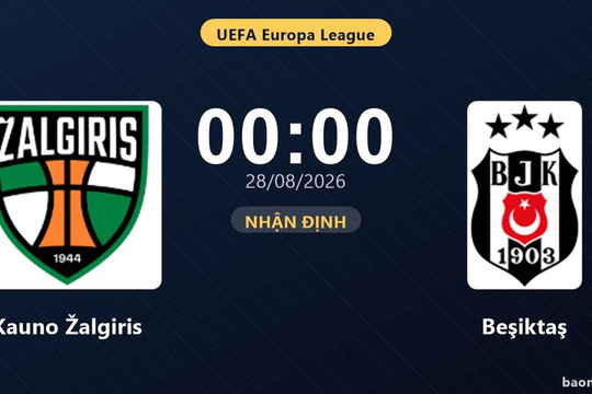 Nhận định Kauno Žalgiris vs Beşiktaş: Đội khách rộng cửa giành vé đi tiếp