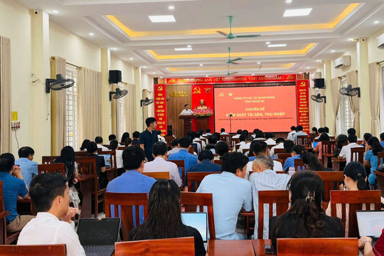 Đảng ủy Các cơ quan Đảng tỉnh tập huấn nghiệp vụ công tác xây dựng Đảng năm 2026