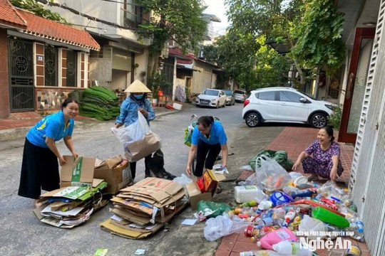 Phân loại rác tại nguồn và bài toán chi phí xử lý tại Nghệ An