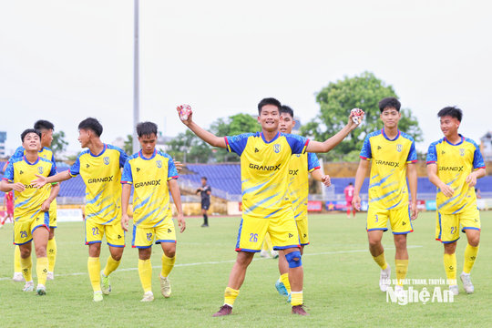 U16 Sông Lam Nghệ An giành chiến thắng trước U16 Công An Hà Nội