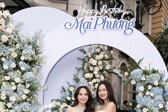 Hoa hậu Mai Phương liên tục ủng hộ Bảo Ngọc trong hành trình thi Miss World lần thứ 73