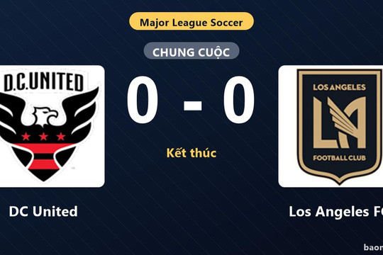 Chia điểm với DC United, Los Angeles FC chính thức giành vé vào vòng 1/16
