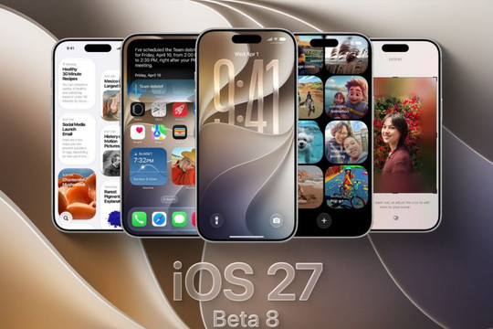 Apple phát hành iOS 27 Beta 8: Tập trung sửa lỗi và tối ưu hiệu năng toàn diện trước ra mắt