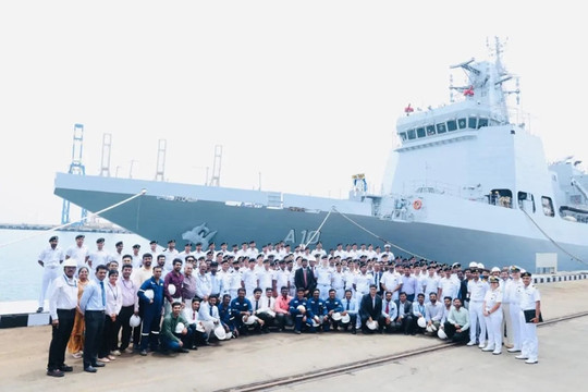 Ấn Độ đẩy mạnh năng lực đóng tàu quân sự và thương mại nhằm mở rộng thị phần toàn cầu