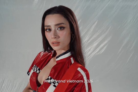 Emoura Phạm nhận chú ý từ khán giả quốc tế trước Miss Grand International 2026 tại Ấn Độ