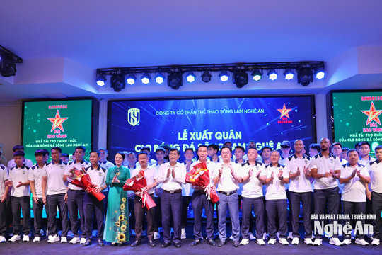 Sông Lam Nghệ An xuất quân mùa giải 2026 - 2027