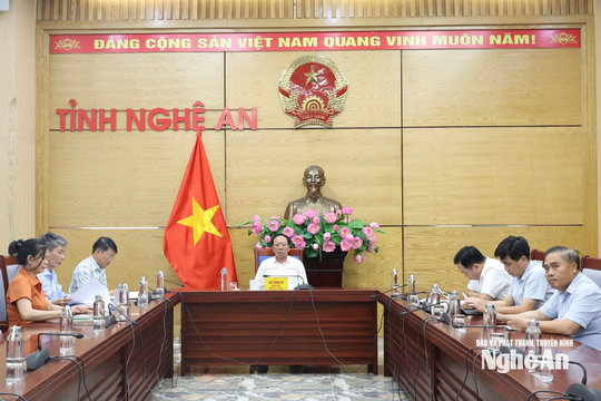 Nghệ An tham gia cuộc họp trực tuyến Ban Chỉ đạo điều hành giá