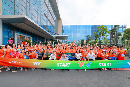 Giải chạy VTV Run: Hơn 350 vận động viên tranh tài kỷ niệm 56 năm phát sóng truyền hình