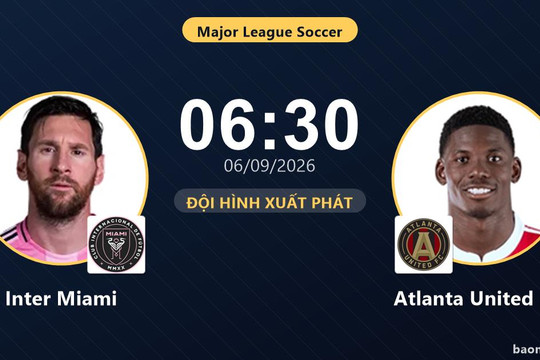 Trận Inter Miami vs Atlanta United FC bị hoãn