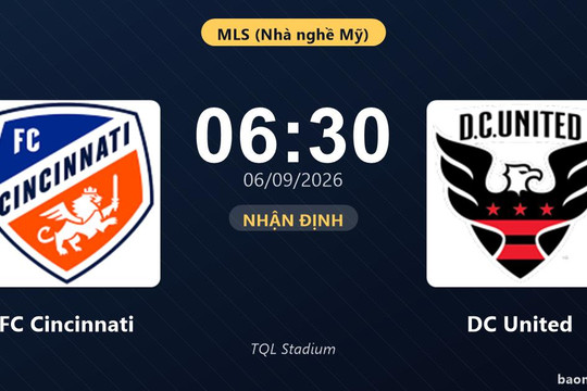 Nhận định FC Cincinnati vs DC United: Cả hai cùng khát thắng