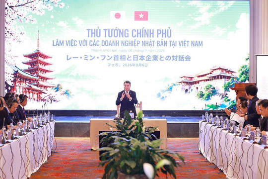 Thủ tướng làm việc với các doanh nghiệp Nhật Bản tại Việt Nam