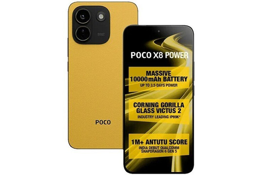Poco X8 Power sở hữu pin 10.000 mAh và sạc 100W: Lời giải cho bài toán độ mỏng smartphone