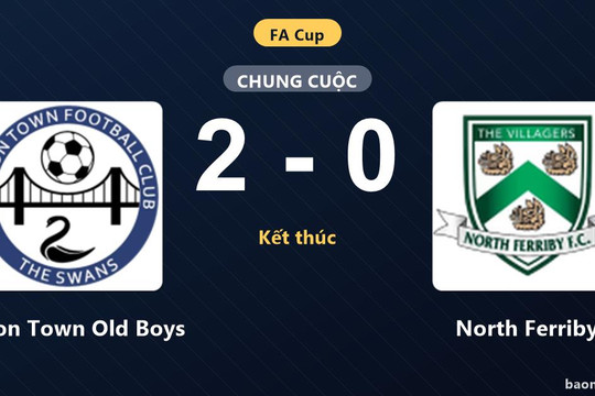 Barton Town Old Boys hạ North Ferriby, định đoạt trận đá lại vòng loại FA Cup