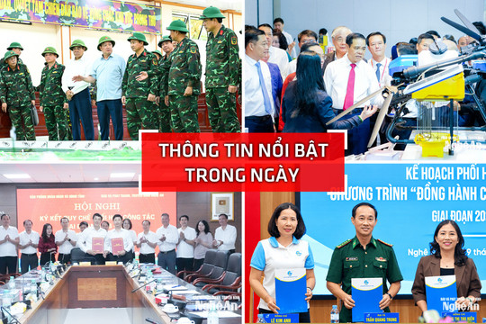 Nghệ An: Thông tin nổi bật ngày 9/9