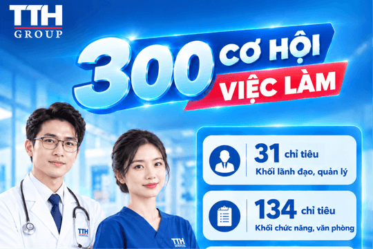 TTH Group tại Nghệ An tuyển dụng 300 chỉ tiêu, vị trí việc làm tại ngày hội tuyển dụng năm 2026