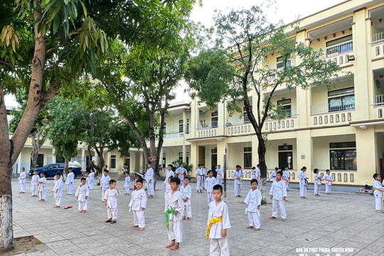 Dừng cho mượn sân trường dạy võ sau vụ học sinh lớp 2 bị đánh bầm tím