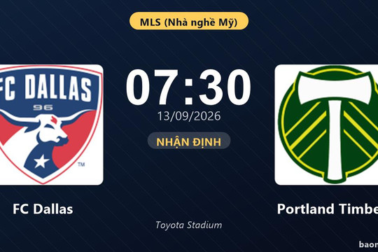 Nhận định FC Dallas vs Portland Timbers: Hứa hẹn màn đôi công