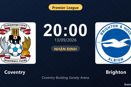 Nhận định Coventry vs Brighton: Điểm nóng cuộc đua tốp đầu