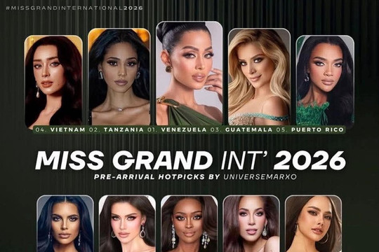 Emoura Phạm được chuyên trang quốc tế dự đoán đoạt giải Á hậu Miss Grand International 2026